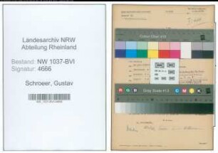 Entnazifizierung Gustav Schroeer , geb. 27.03.1904 (Stadtinspektor)