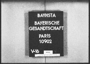 Sittl, Karl, Dr., Privatdozent, dann Universitätsprofessor in München, Entleihung von griechischen und lateinischen Handschriften aus der Nationalbibliothek in Paris und der Universitätsbibliothek in Montpellier