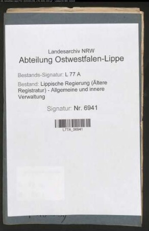 Unterstützung der Witwe des Steueraufsehers Grönewald
