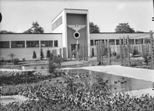 Großer Garten, Stübelplatz, Lennéstraße : Reichsgartenschau, Hallenstadt, Brunnenhof