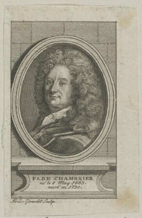 Bildnis des F. de Chambrier