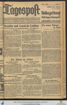 Nr. 31-58 (Februar 1935)