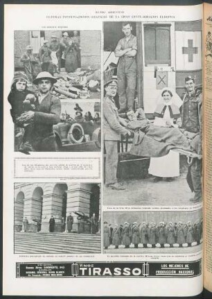 Últimas informaciones gráficas de la gran conflagración europea [Fotografías]