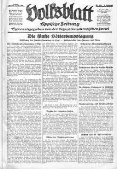 Volksblatt : Lippische Zeitung, Detmold