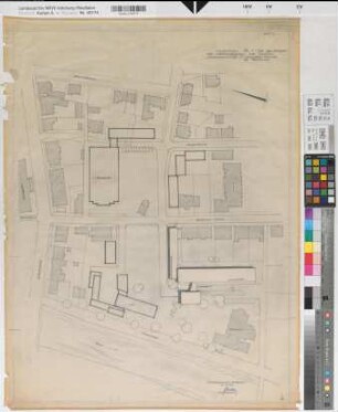 Arnsberg, Rummelplatz, Landgericht und Staatsanwaltschaft, Neubau, Lageplan