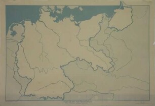 Umrisskarte von Deutschland
