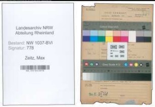 Entnazifizierung Max Zeitz , geb. 01.10.1905 (Fuhrunternehmer)