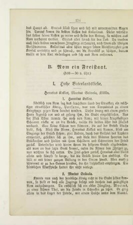 I. Hohe Vaterlandsliebe