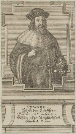 Bildnis von Suward, Fürst der Sachsen
