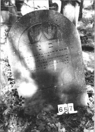 Grabstein 657