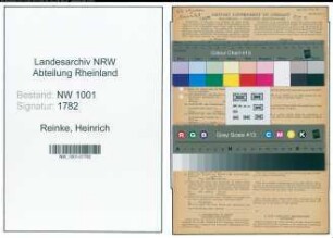 Entnazifizierung Heinrich Reinke, geb. 07.01.1914 (Maschinenarbeiter)