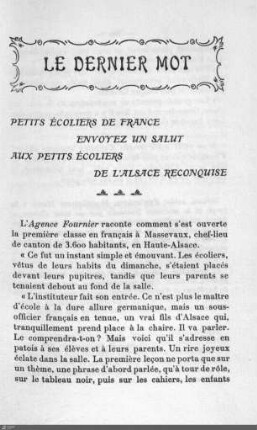 Le dernier mot