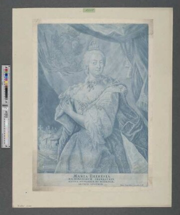 Maria Theresia : D. G. Romanorum Imperatrix Regina Hungariæ Et Bohemiæ Archid: Austriæ [etc.]