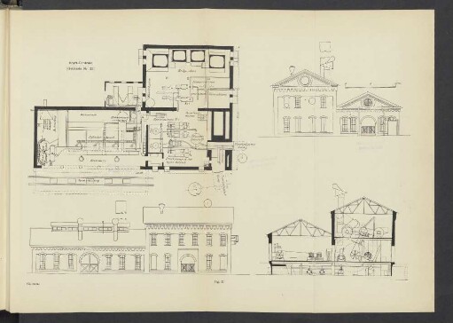 Kraft-Cenrale. (Gebäude Nr. 13.)