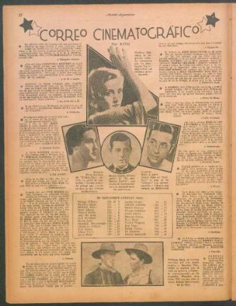 Correo cinematográfico