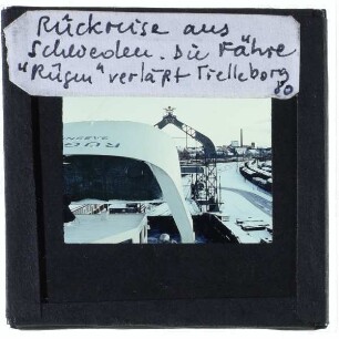 Rückreise aus Schweden : Die Fähre "Rügen"