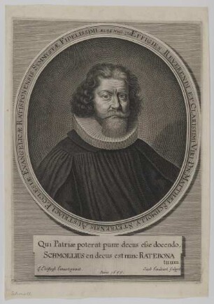 Bildnis des Matthaeus Schmollius