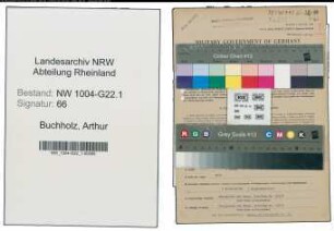 Entnazifizierung Arthur Buchholz , geb. 03.08.1909 (Buchhalter)