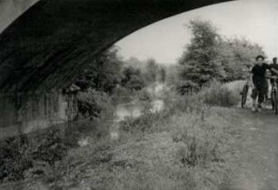 Leipzig-Wahren, Hochwasser Juli 1954