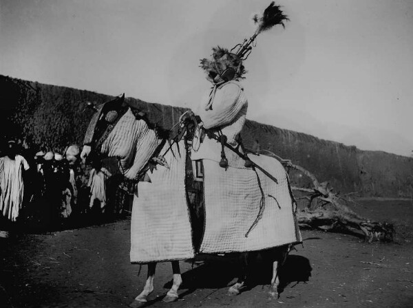 Rider with cotton armour