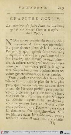 Chapitre CCXLIV