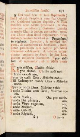 281-285, Sabbato sancto. Litaniae