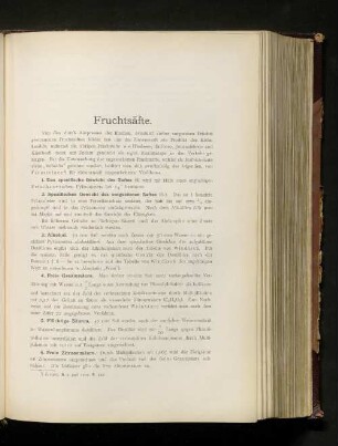 Fruchtsäfte.