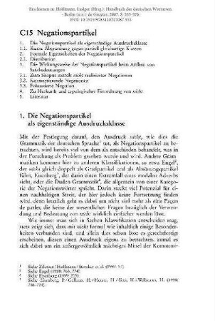 Negationspartikel
