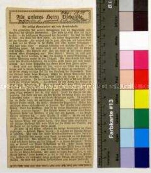 Zeitungsartikel von Antonia Köchling über die heilige Kommunion auf dem Krankenbett in der katholischen Zeitschrift "Monika. Zeitschrift für katholische Mütter und Hausfrauen"