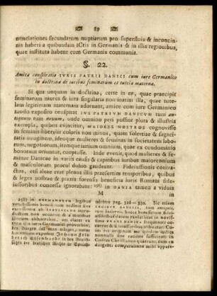 Amica conspiratio Iuris Patrii Danici cum iure Germanico in doctrina de iuribus feminarum et tutela materna.