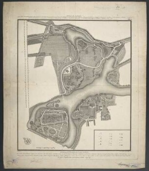 Erklärung des Grundrisses des Gartens zu Wörlitz
