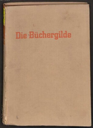 Büchergilde : Zeitschrift der Büchergilde Gutenberg, Berlin. 1931