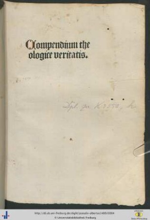 Compendium theologicae veritatis