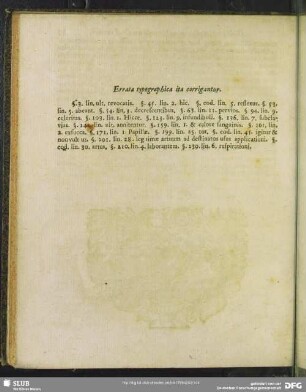 Errata typographica ita corrigantur