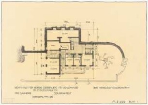 Haus Schlemmer, Heidelberg-Ziegelhausen: EG 1:100