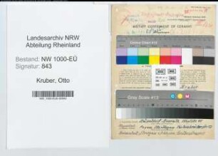 Entnazifizierung Otto Kruber, geb. 04.08.1906 (Polizeibeamter)