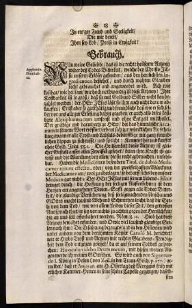 18-21, Gebrauch.