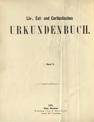 Liv-, est- und kurländisches Urkundenbuch : nebst Regesten, [1. Abteilung]. 1436-1443