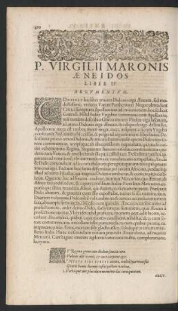 P. Virgilii Maronis Aeneidos Liber IV.