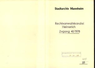 Hilde Strobel geb. Levy, Baden-Baden, Moltkestr. 5 - Rückerstattungsansprüche nach Arisierung