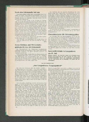 "Aus Langenhorns Vergangenheit"