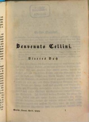 Goethe's sämmtliche Werke : in vierzig Bänden, 29