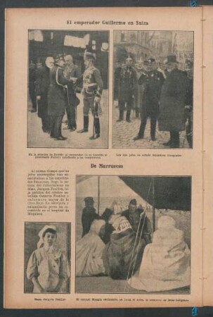 El emperador Guillermo en Suiza