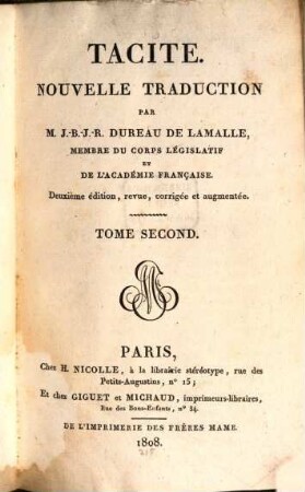 Tacite, 2