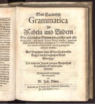 Neue Lateinische Grammatica