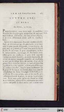 (Lettre CCI - CCX)