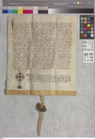 Hainer Hof: Instrumentum publicum super emenda quam Gerhardus de Prunheym miles fecit monasterio Eberbacensi ad requisitionem domini Wernheri Epis...