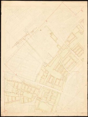 Wettbewerb zur Bebauung des Inneren Rayons, Köln: Grundplan 1:2500 Blatt 3