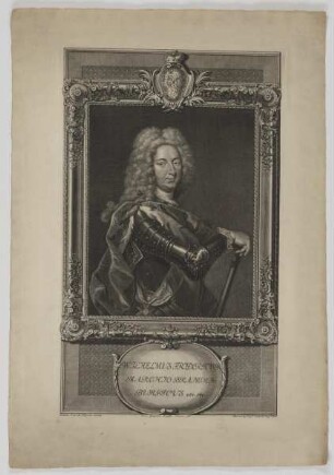 Bildnis des Wilhelmus Fridericus Brandenburgicus