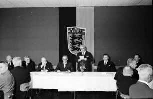 Freiburg: Regierungspräsidium; Amtseinsetzung von Regierungsvizepräsident Dr. Waldemar Bittighofer; Ansprache Regierungspräsident Dichtel